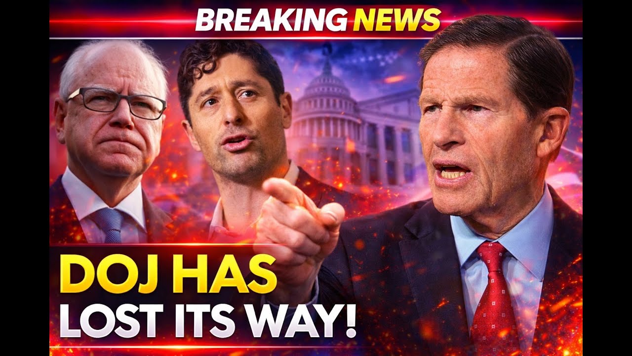 Blumenthal: “The Justice Department Has Lost Its Way” Over Walz, Frey Probe