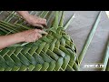 Tradisional Cara membuat  Klangsah anyaman daun kelapa