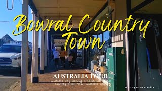 Australia City Window Shopping Tour around Bowral Country Town, NSW, Australia city