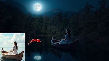 Night Moon Photo Manipulation | Photoshop Manipulation Tutorial