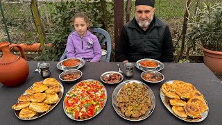 Traditional Turkish 🤝 Azerbaijani iftar menu: Soup, Borek and Dessert❗ village life cook