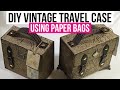 LOOK!! AN AMAZING GIFT IDEA FOR HIM/ Easy DIY GIFT BOX FOR MEN/ DIY Desk Box/ MADE USING PAPER BAGS
