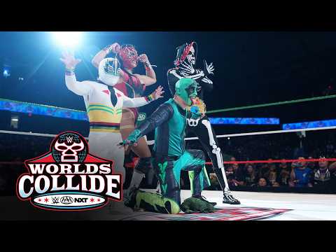 La Parka, Mr. Iguana, Mascarita Sagrada & Adelicious take the victory: Worlds Collide 2026