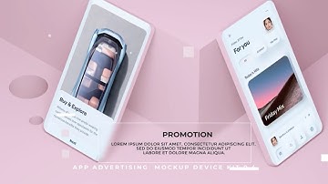 App UI Promo Video Template - After Effects Template