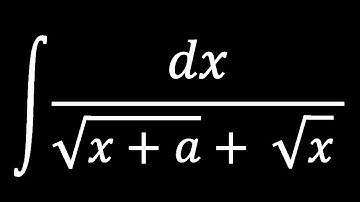 Integral of 1/sqrt(x+a)+sqrt(x) | HV math Academy