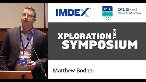 Advanced data analysis in optimising value from geochemistry - Matthew Bodnar - #xplorationtech