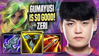 GUMAYUSI IS SO GOOD WITH ZERI - T1 Gumayusi Plays Zeri ADC vs Ezreal | Season 2022