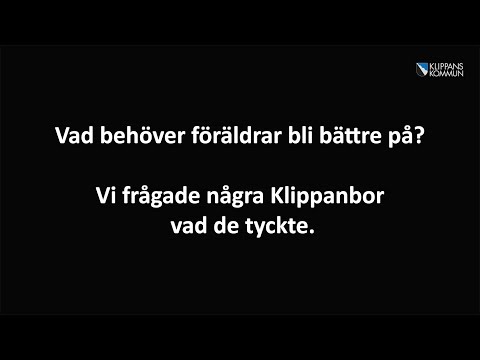 Vad behöver föräldrar