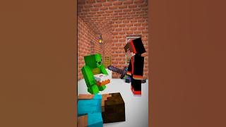 JJ's Regret - MAIZEN Minecraft Animation #shorts