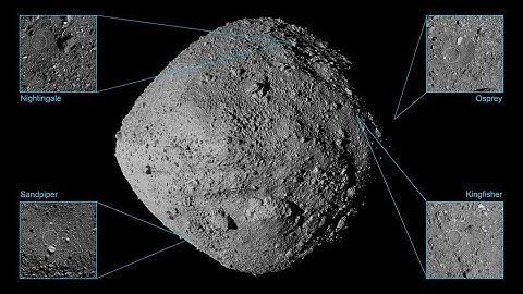 Places for OSIRIS-REx to Touch Asteroid Bennu