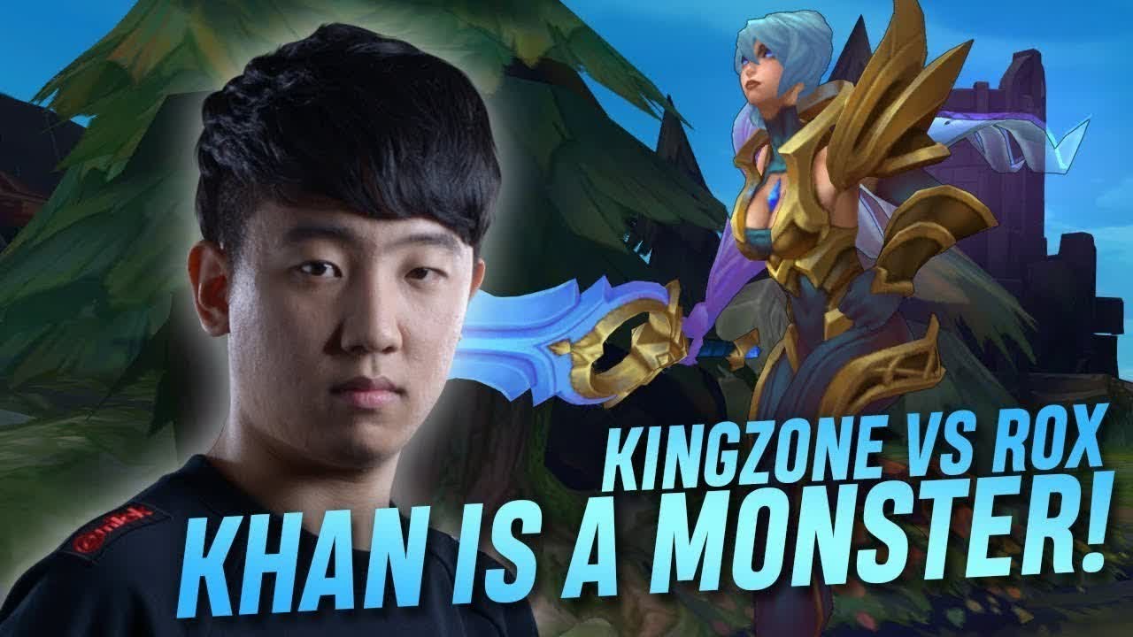 Khan is a MONSTER! Riven Penta Kill in LCK! - KingZone DragonX vs ROX Tigers Highlights