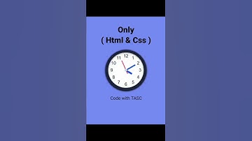 Working Clock using HTML and CSS (no JavaScript) // #shorts #viral #trending #coding #css #html