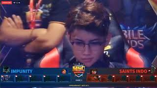 MSC Grand Final Saints Indo Kalah Telak VS Impunity Singapore MSC G...