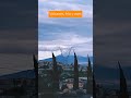 ❄️🏔️ Frío de mañana otoñal. Un ave y volcanes.