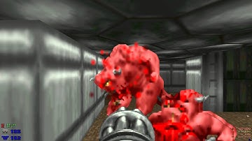 The Ultimate Doom - E1M4 Command Control - UVMAX 100% Secrets 60fps Uncommented