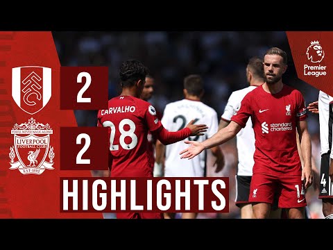 HIGHLIGHTS: Fulham 2-2 Liverpool | Nunez & Salah score in Craven Cottage draw