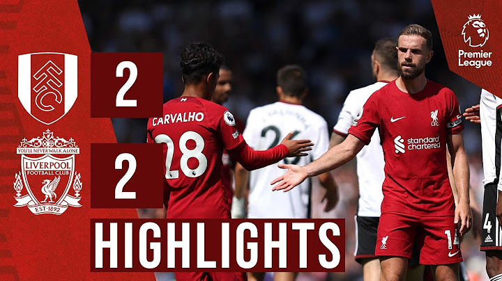 HIGHLIGHTS: Fulham 2-2 Liverpool | Nunez & Salah score in Craven Cottage draw