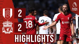 HIGHLIGHTS: Fulham 2-2 Liverpool | Nunez \u0026 Salah score in Craven Cottage draw