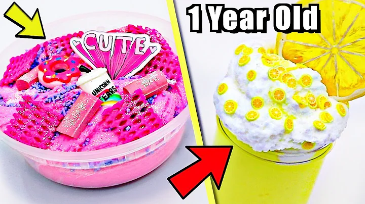 EXTREME SLIME MAKEOVERS! Fixing 1 Year Old Instagram Slime!
