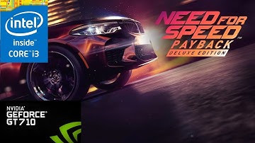 Need For Speed Payback PC Gt 710 Gameplay