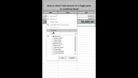 Excel Data Filter Trick & Tips #excel #exceltips #exceltutorial
