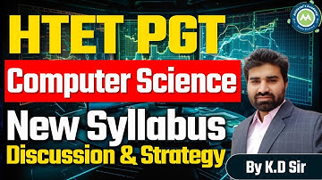 Htet 2023 PGT Computer Science Syllabus Discussion By K.D Sir Achievers Academy