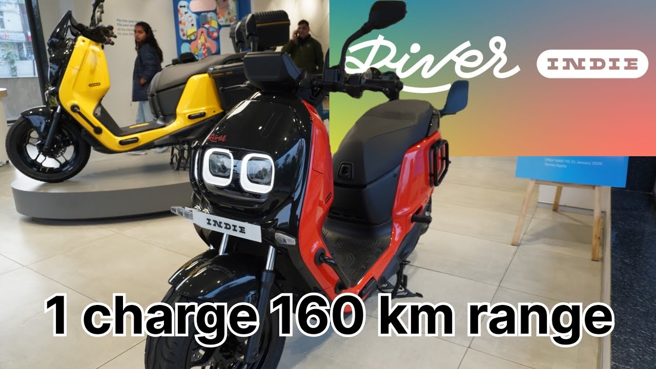 SUV of electric scooters first time in India 🇮🇳 4kwh battery pack 160 km range 