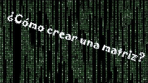 Como crear una matriz, Spss, universidad de sevilla.
