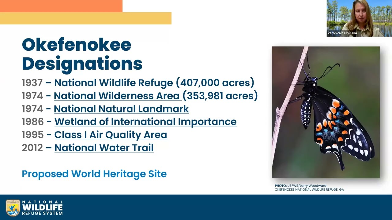 Okefenokee Swamp by Veronica Kelley-Summers, a WWALS Webinar by Zoom, 2025-09-11