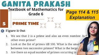 Figure it out question Page 114 & 115 Explanatio | Ganita Prakash Class 6 Chapter 5 Prime time