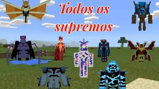 TODOS OS ALIENS SUPREMOS DO BEN 10 E ALIENS FANMADE. MINECRAFT PE MOD,