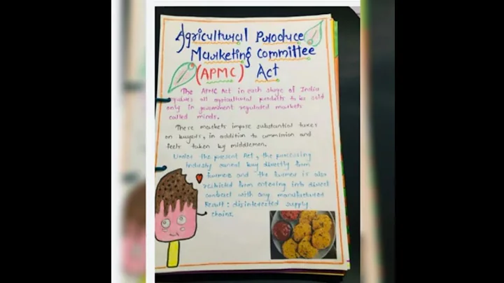 Economic project file... Food supply chain in India....