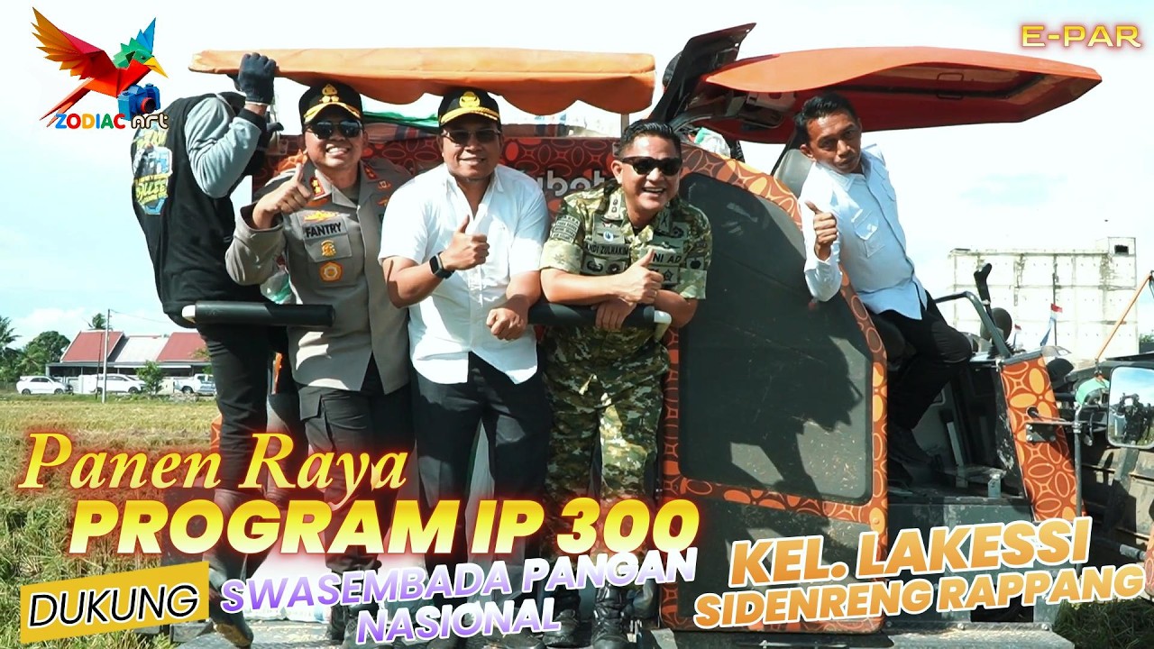 Panen Raya Kel. Lakessi Maritengngae Sidrap