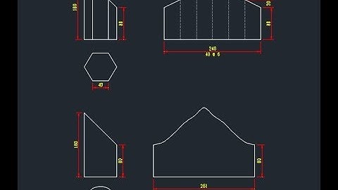 Surface Development of Hexagonal Tube and Cylinder with Autocad