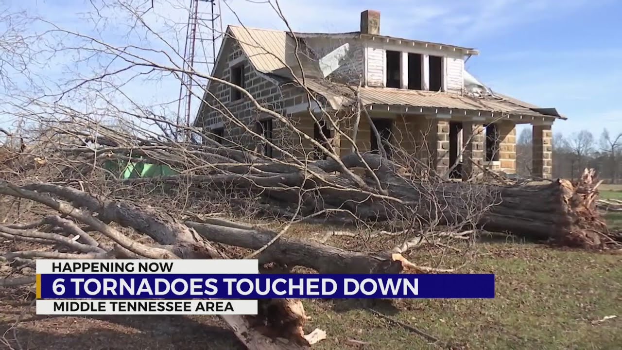 6 tornadoes confirmed across Middle Tennessee - YouTube