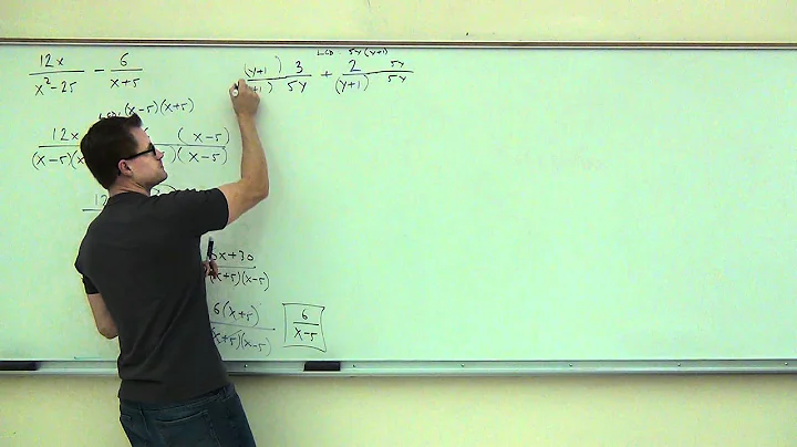 Intermediate Algebra Lecture 7.4 Part 3