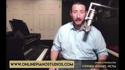 Virtual Piano Studio - Short Introduction for Online Students