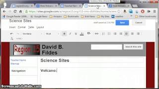 Google Sites: Creating a link to an external site