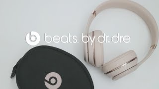 beats solo 3 gold matte