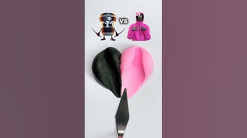 🫀Italian Brainrot + Squid Game Mixing 🖤🩷 #colormixing #brainrot #squidgame2 #satisfying