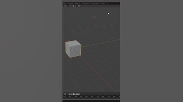 Blender - How to add a cube? #blender3d #blenderbasics #blender