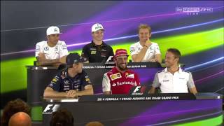 F1 2014 Abu-Dhabi GP: Drivers Press Conference