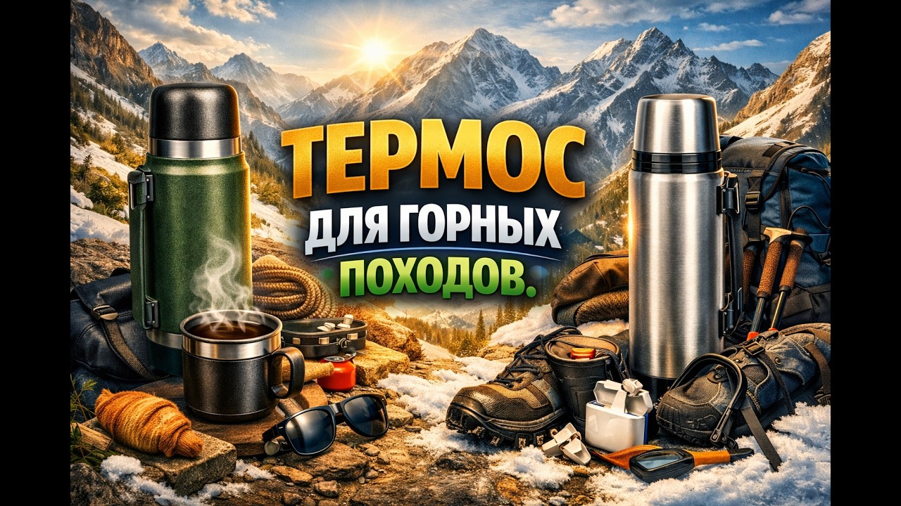 Термос для горных походов.