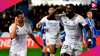 HIGHLIGHTS | Alavés 0-1 Real Madrid | Lucas Vázquez scores added time winner for ten-man visitors