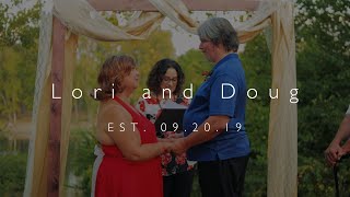 Commitment Ceremony of Lori and Doug - EST. 09.20.19