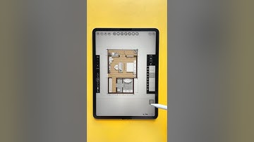 Sketchy Floor Plan Render with Morpholio Trace app on iPad Pro | Master bedroom Layout