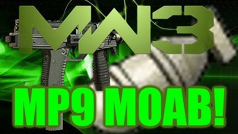 MP9 MOAB!!!! By Bradl923 (MW3 Gameplay/Commentary)