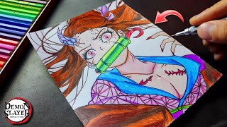 Drawing Nezuko Kamado Demon Slayer Anime Drawing