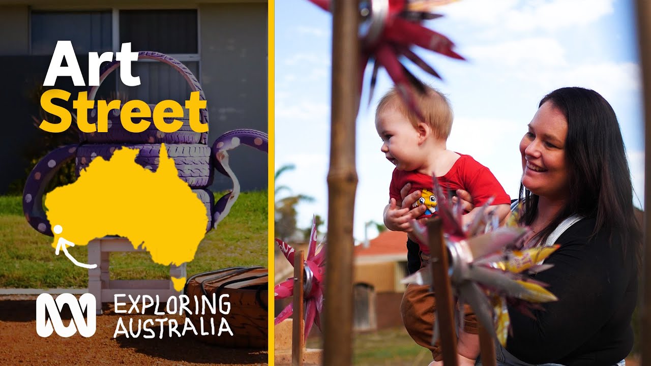 Art exhibition hits the streets Explore Aus Geraldton ABC Australia YouTube