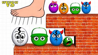 😂 🌈 Beat 3×3 Player Game Hungry Balls 2048 vs Hide Balls vs Draw to smash Gameplay part 210 screenshot 5